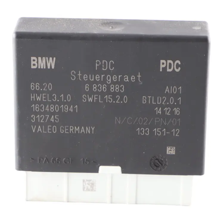 PDC Module BMW X3 F25 X5 F15 Mini F55 F56 Parking Distance Control Unit to with Part number 6836883 PDC Module BMW X3 F25 X5 F15 Mini F55 F56 Parking Distance Control Unit - SKU 6836883 - Part number 6836883