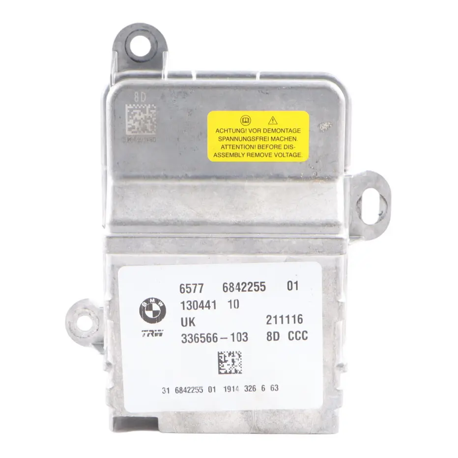 ICM Control Unit Air Bag Module SRS Airbag ECU to BMW F39 F45 Mini F56 F60 with Part number 6842255 BMW F39 F45 Mini F56 F60 ICM Control Unit Air Bag Module SRS Airbag ECU - SKU 6842255 - Part number 6842255