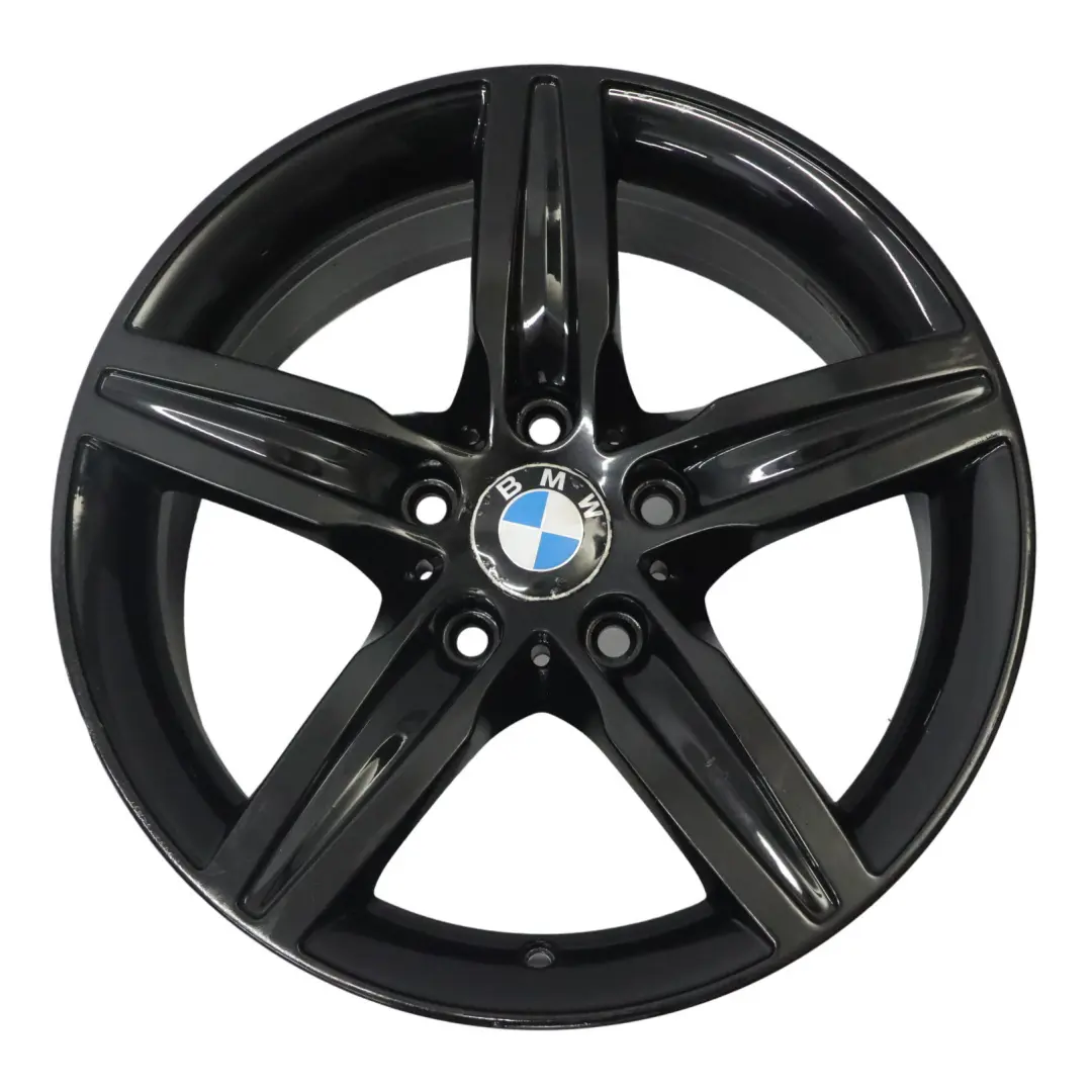 BMW F20 F21 Black Alloy Wheel Rim 17" Star Spoke 379 ET:43 7,5J - SKU 6850151-15 - Part number 6850151