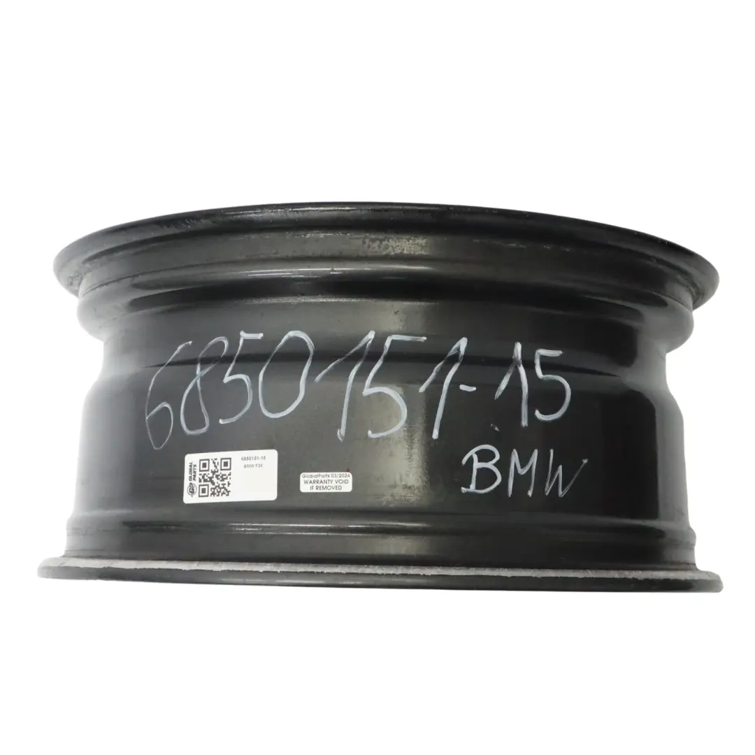 BMW F20 F21 Black Alloy Wheel Rim 17" Star Spoke 379 ET:43 7,5J - SKU 6850151-15 - Part number 6850151