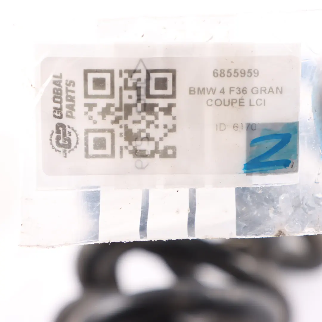 Coil Spring Rear Suspension Coil Springs Left Right Set N/O/S to BMW F30 F32 F36 with Part number 6855959 BMW F30 F32 F36 Coil Spring Rear Suspension Coil Springs Left Right Set N/O/S - SKU 6855959 - Part number 6855959