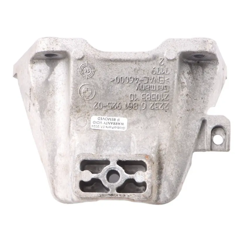 Gearbox Support Bracket BMW F10 F11 LCI B47 Diesel Transmission Holder to with Part number 6861925 Gearbox Support Bracket BMW F10 F11 LCI B47 Diesel Transmission Holder - SKU 6861925 - Part number 6861925