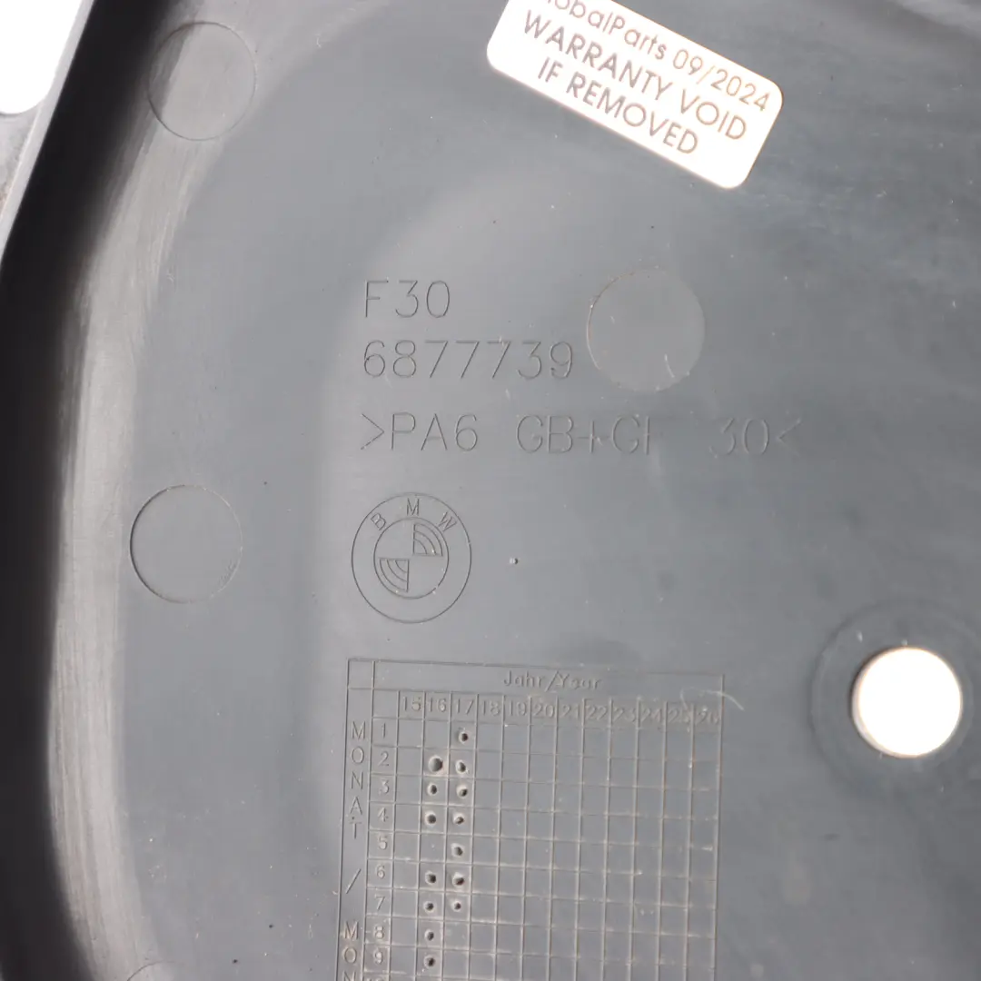 Front Axle Support Cover Reinforcement Trim Panel to BMW F36 with Part number 6877739 BMW F36 Front Axle Support Cover Reinforcement Trim Panel - SKU 6877739 - Part number 6877739