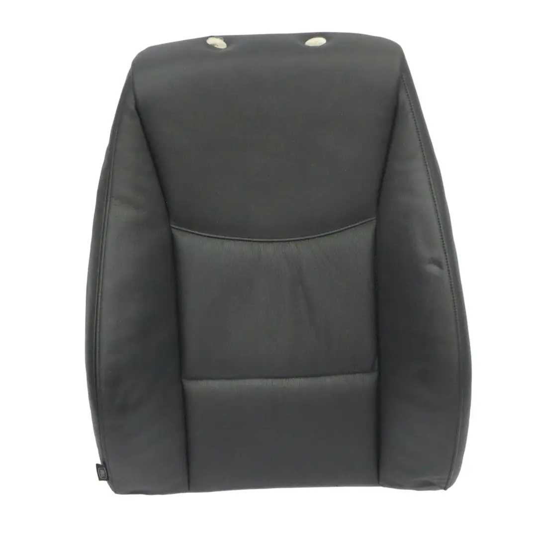 Seat Backrest BMW E90 E91 Front Heated Seat Back Cover Right O/S Black Leather - SKU 7147742-1 - Part number 7147742
