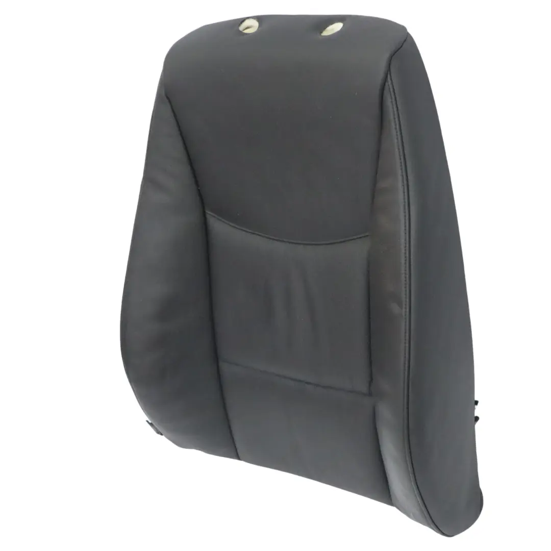 BMW E90 E91 Sitz Vorne Rechts Lehne Bezug Leder Schwarz - SKU 7147742-1 - Teilenummer 7147742