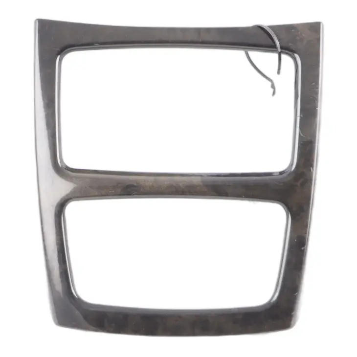 BMW E92 E93 Mittelkonsole Hinten Abdeckung Pappel Holzmaserung Grau 6966471