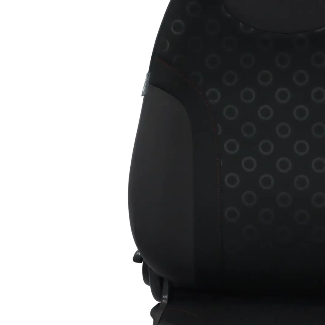 Front Left N/S Fabric Seven Panther Black Interior to Mini Cooper One R50 Seat with Part number 6971151 Mini Cooper One R50 Seat Front Left N/S Fabric Seven Panther Black Interior - SKU 6971151-1 - Part number 6971151