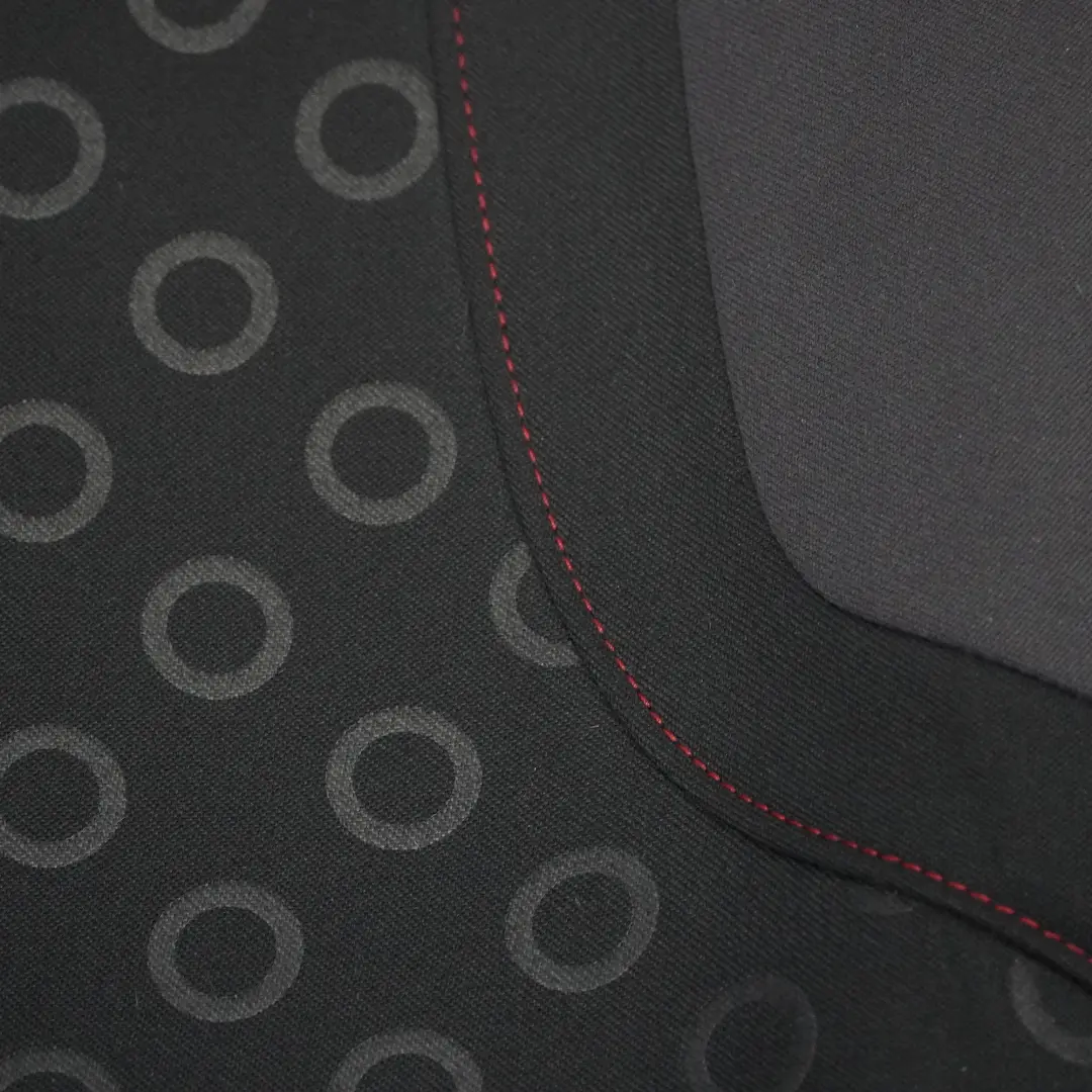 Respaldo Delantero Izquierdo Tela Siete Interior Negro Pantera para Mini One R50 con número de pieza 6971151 Mini One R50 Respaldo Delantero Izquierdo Tela Siete Interior Negro Pantera - SKU 6971151 - Número de pieza 6971151