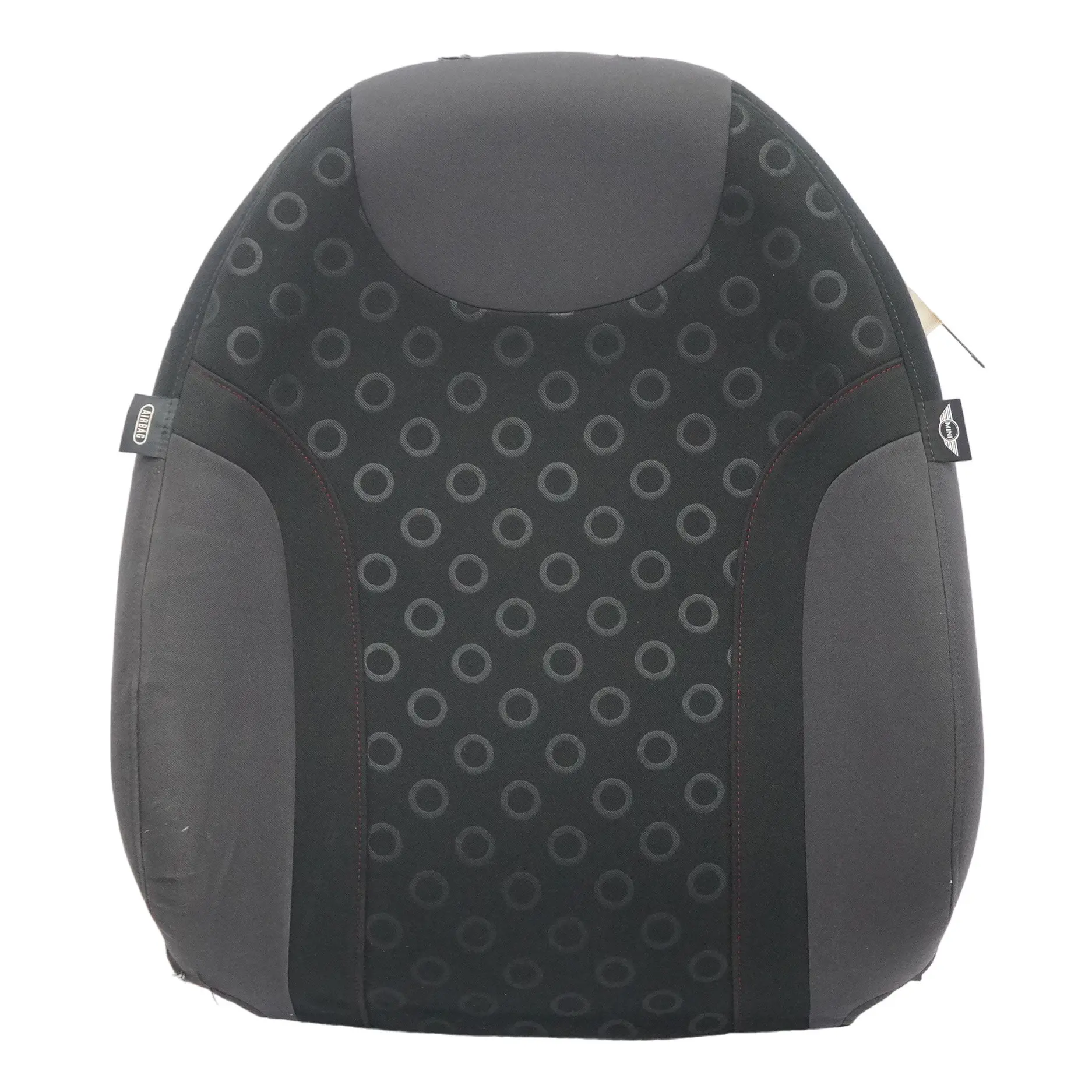 Mini One R50 Seat Backrest Front Right O/S Fabric Seven Panther Black Interior