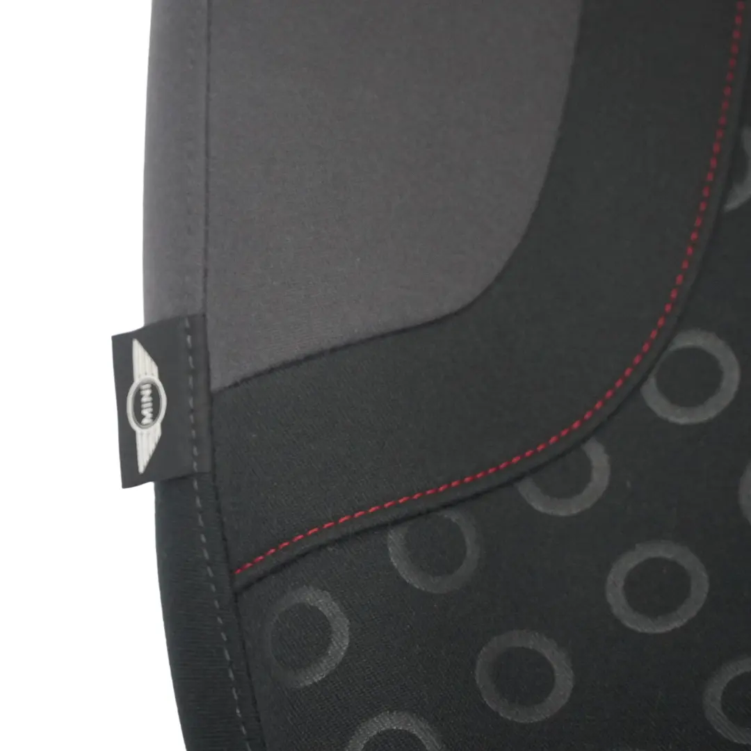schienale sedile anteriore destro tessuto Seven Panther Nero per Mini One R50 con numero di parte 6971152 Mini One R50 schienale sedile anteriore destro tessuto Seven Panther Nero - SKU 6971152 - Numero di parte 6971152