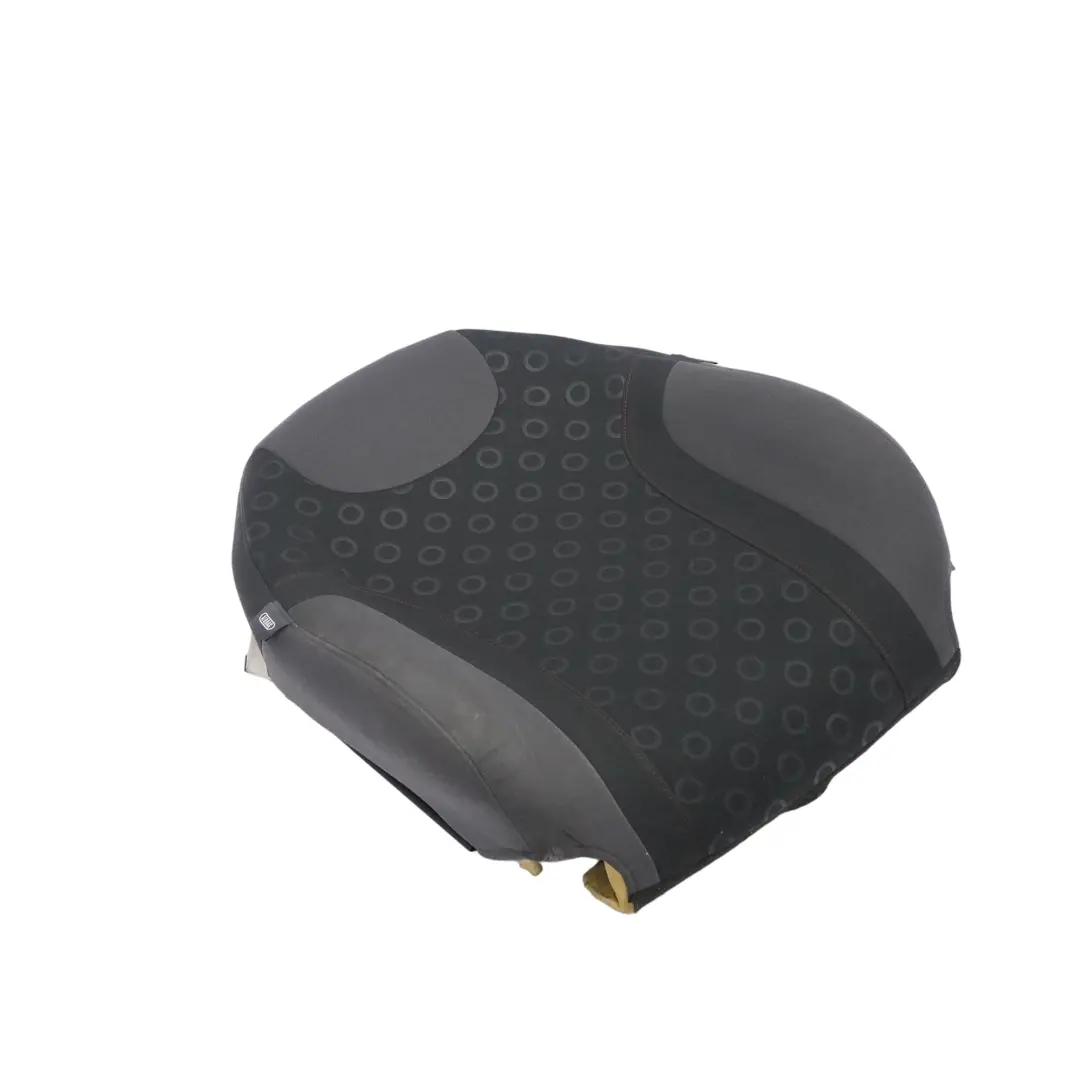 Backrest Front Right O/S Fabric Seven Panther Black Interior to Mini One R50 Seat with Part number 6971152 Mini One R50 Seat Backrest Front Right O/S Fabric Seven Panther Black Interior - SKU 6971152 - Part number 6971152