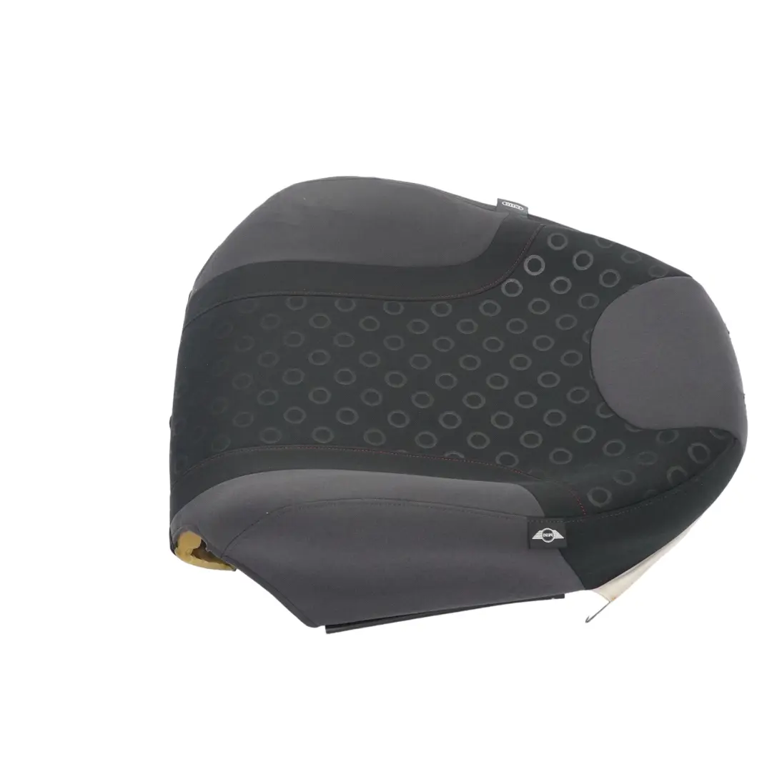Respaldo Delantero Derecho Tela Siete Panther Negro Interior para Mini One R50 con número de pieza 6971152 Mini One R50 Respaldo Delantero Derecho Tela Siete Panther Negro Interior - SKU 6971152 - Número de pieza 6971152