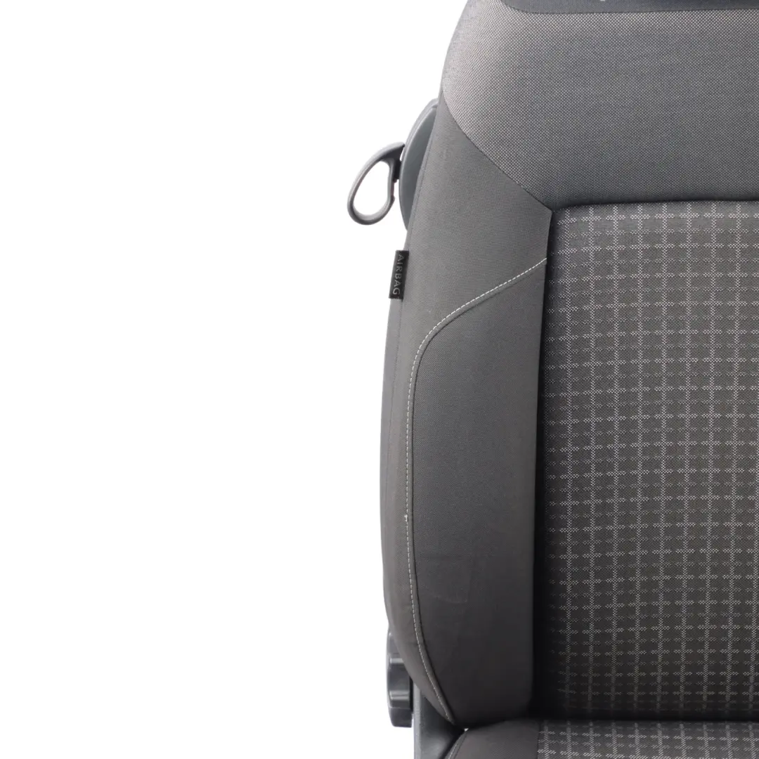 Front Right O/S 2 Door Fabric Titan Black Grey to VW Volkswagen Polo 6R Seat with Part number 6C0881806G VW Volkswagen Polo 6R Seat Front Right O/S 2 Door Fabric Titan Black Grey - SKU 6C0881806G-1 - Part number 6C0881806G