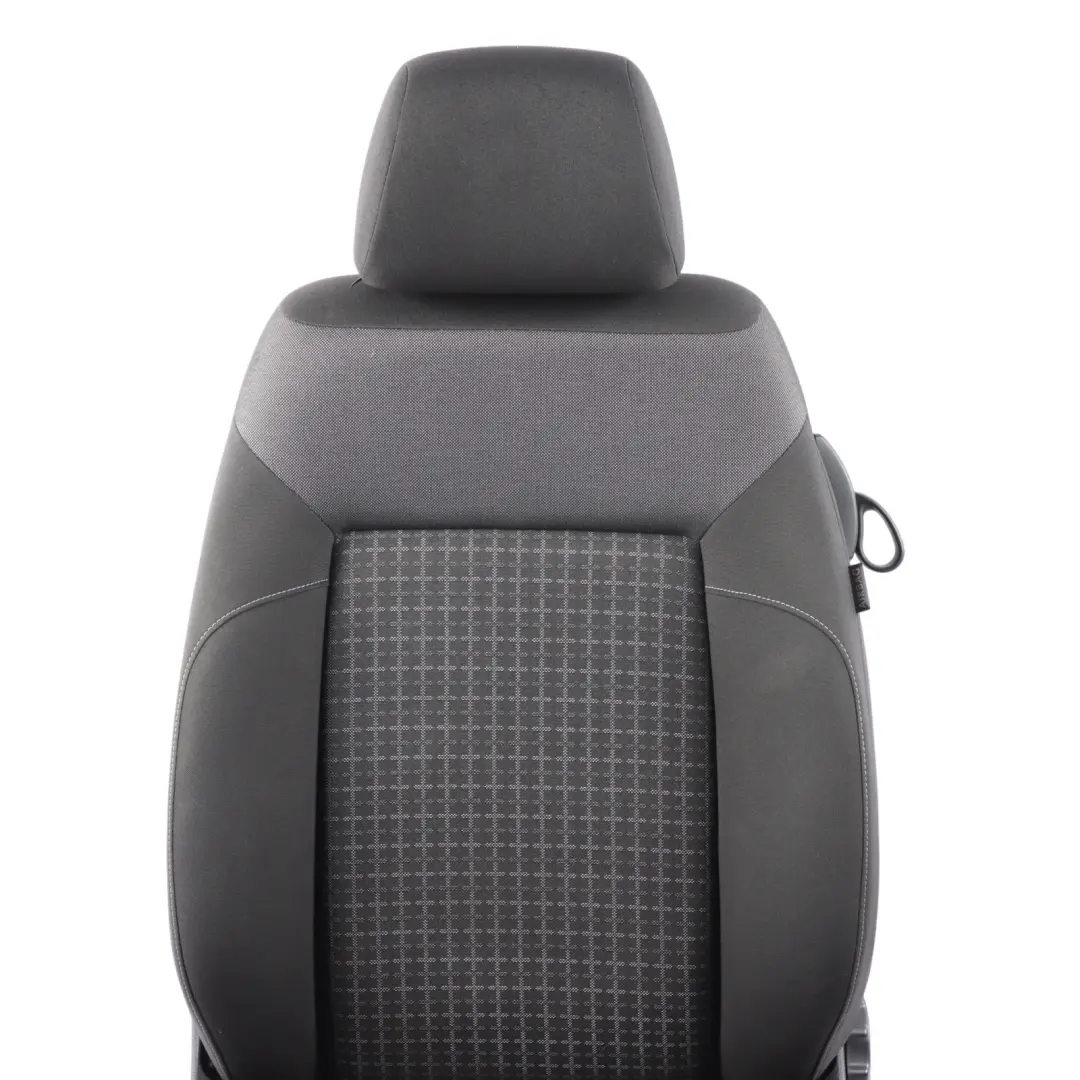 Front Left N/S 2 Door Fabric Cloth Titan Black Grey Art to Volkswagen Polo 6R Seat with Part number 6C0881806G Volkswagen Polo 6R Seat Front Left N/S 2 Door Fabric Cloth Titan Black Grey Art - SKU 6C0881806G - Part number 6C0881806G