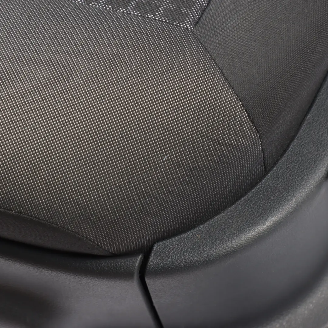 Front Left N/S 2 Door Fabric Cloth Titan Black Grey Art to Volkswagen Polo 6R Seat with Part number 6C0881806G Volkswagen Polo 6R Seat Front Left N/S 2 Door Fabric Cloth Titan Black Grey Art - SKU 6C0881806G - Part number 6C0881806G
