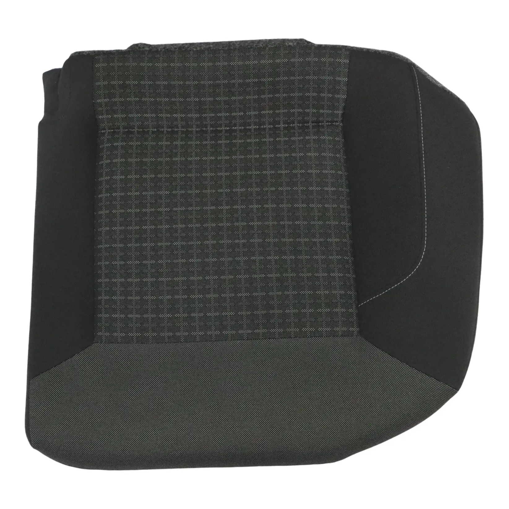 Volkswagen Polo Mk5 6R Funda Asiento Trasero Izquierdo Banqueta Tela Negro Gris