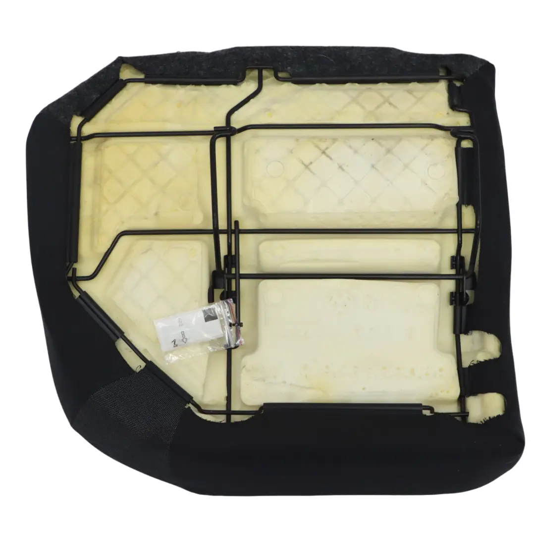 Volkswagen Polo Mk5 6R Funda Asiento Trasero Izquierdo Banqueta Tela Negro Gris - SKU 6C0885405C - Número de pieza 6C0885405C