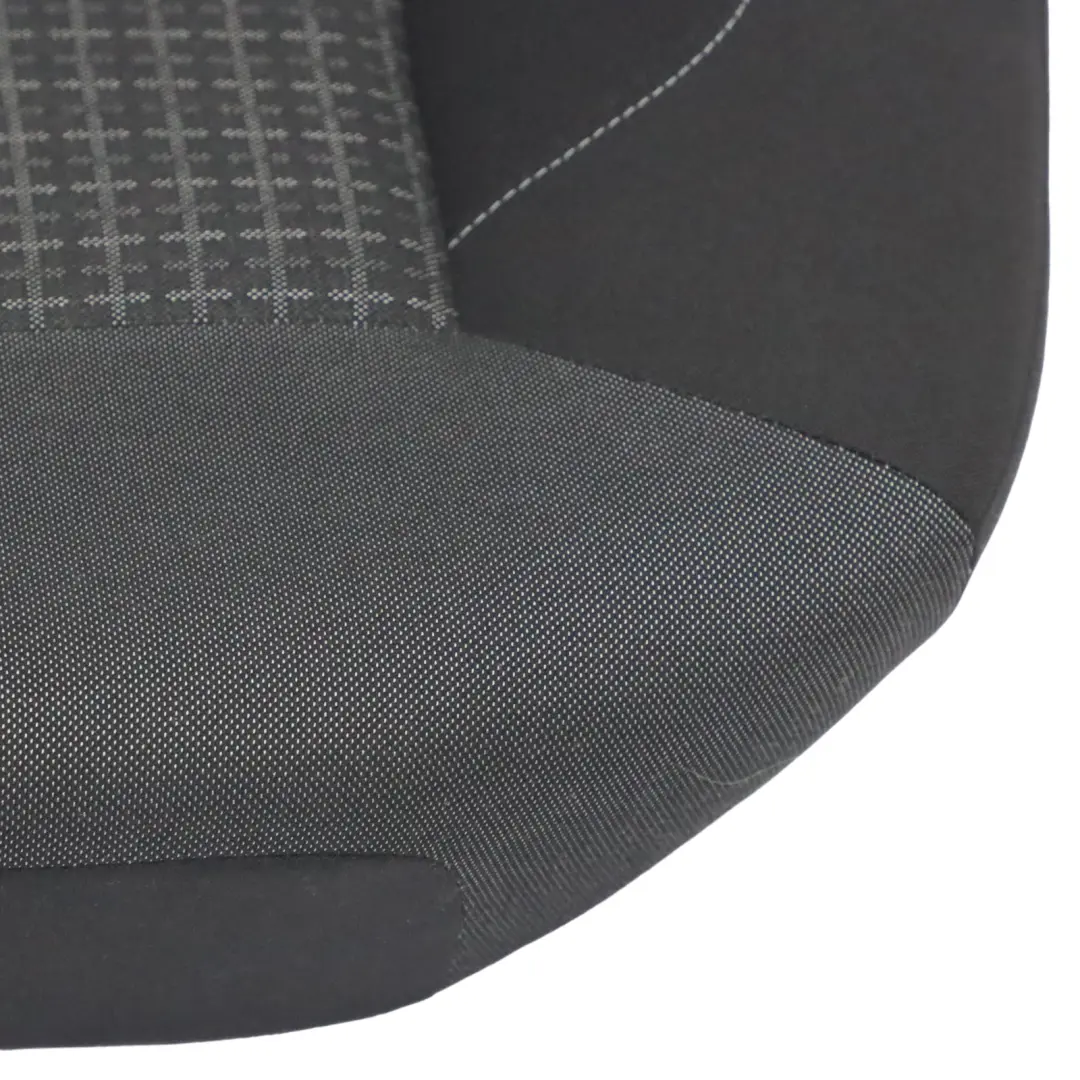 Volkswagen Polo Mk5 6R Seat Cover Rear Left N/S Bench Fabric Titan Black Grey - SKU 6C0885405C - Part number 6C0885405C
