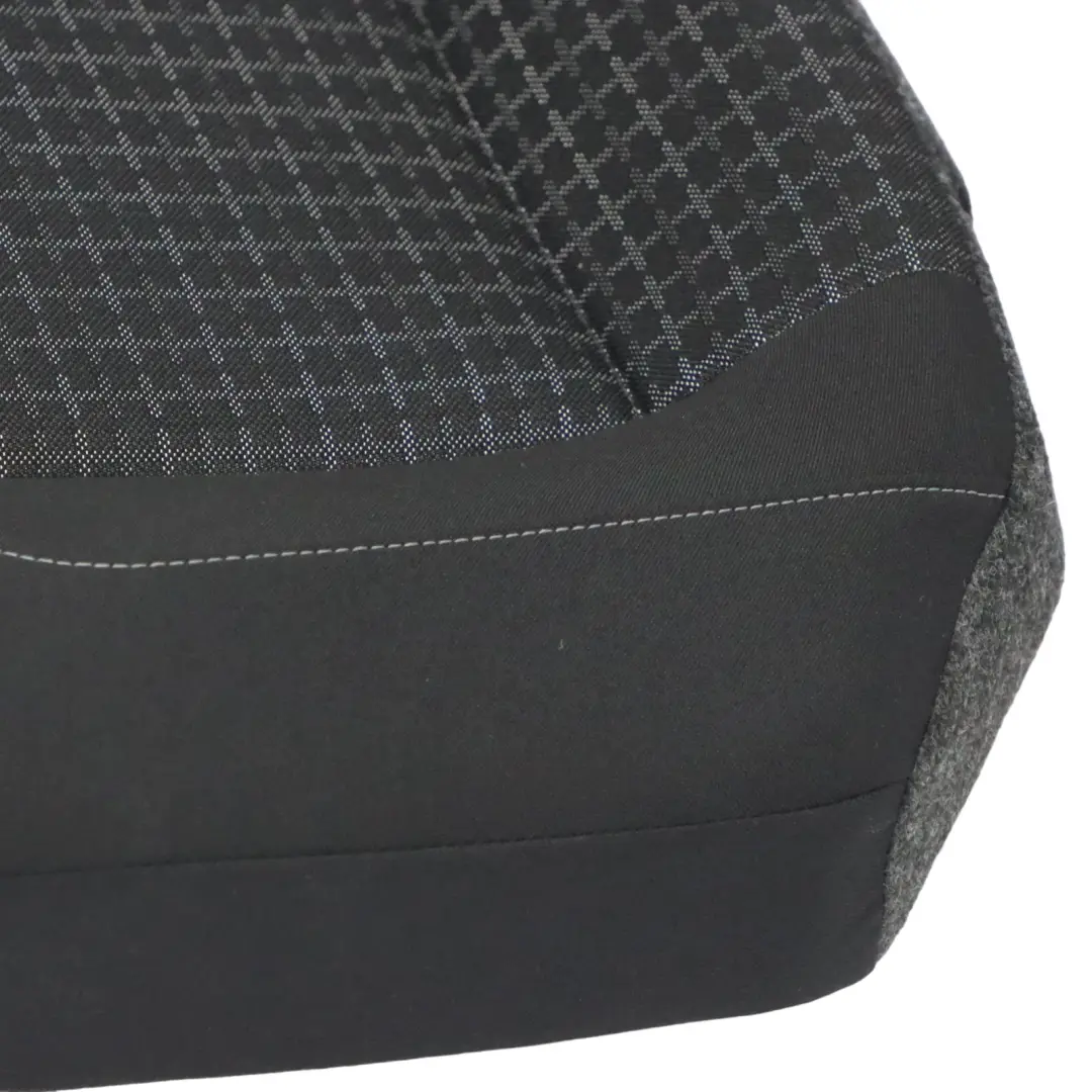 Volkswagen Polo Mk5 6R Seat Cover Rear Left N/S Bench Fabric Titan Black Grey - SKU 6C0885405C - Part number 6C0885405C