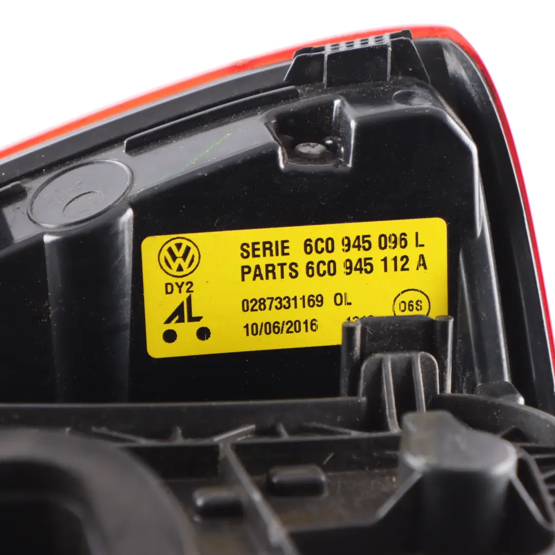 VW Volkswagen Polo 6R Rear Tail Light Right O/S Lamp Side Panel - SKU RHD-6C0945096L - Part number 6C0945096L