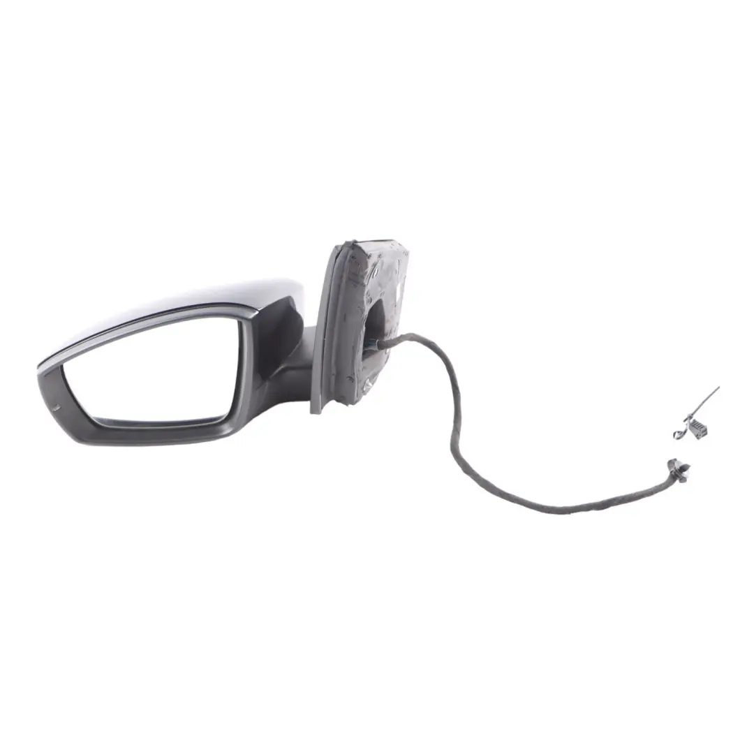 Volkswagen Polo 6R Outside Mirror Wing Left N/S Door Black - 041 - SKU RHD-6R2857507R-BLC - Part number 6R2857507R