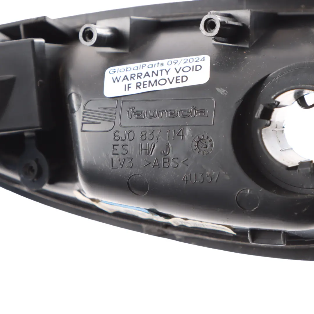 6J Front Grab Interior Handle Right O/S Inner Door Opener 6J0837113A to Seat Ibiza with Part number 6J0837114A Seat Ibiza 6J Front Grab Interior Handle Right O/S Inner Door Opener 6J0837113A - SKU 6J0837114A - Part number 6J0837114A