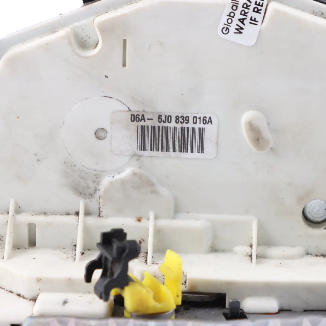 6J Door Lock Rear Right O/S Door Mechanism Actuator to Seat Ibiza with Part number 6J0839016A Seat Ibiza 6J Door Lock Rear Right O/S Door Mechanism Actuator - SKU 6J0839016A - Part number 6J0839016A