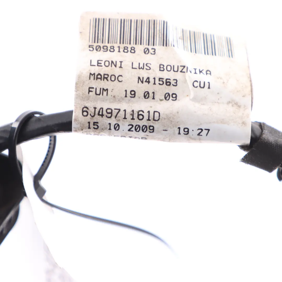 6J Door Wiring Harness Rear Right O/S to Seat Ibiza with Part number 6J4971161D Seat Ibiza 6J Door Wiring Harness Rear Right O/S - SKU 6J4971161D - Part number 6J4971161D