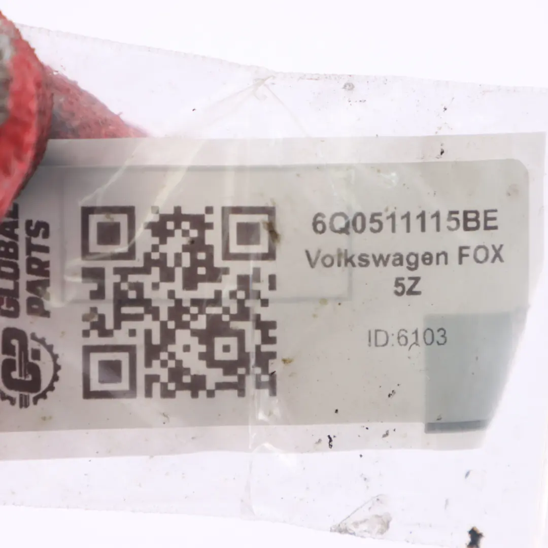 Volkswagen Fox 5Z Suspension ressorts hélicoïdaux Arrière Gauche - SKU 6Q0511115BE - Numéro de pièce 6Q0511115BE