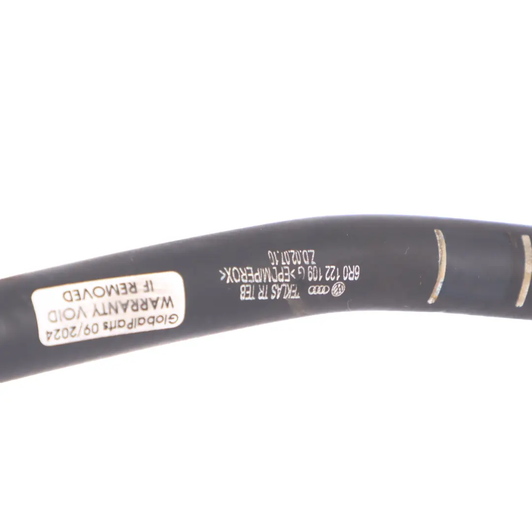 Coolant Hose VW Polo 6R Seat Ibiza 6J 1.2 TSI Petrol CBZB Water Line to with Part number 6R0122109G Coolant Hose VW Polo 6R Seat Ibiza 6J 1.2 TSI Petrol CBZB Water Line - SKU 6R0122109G - Part number 6R0122109G