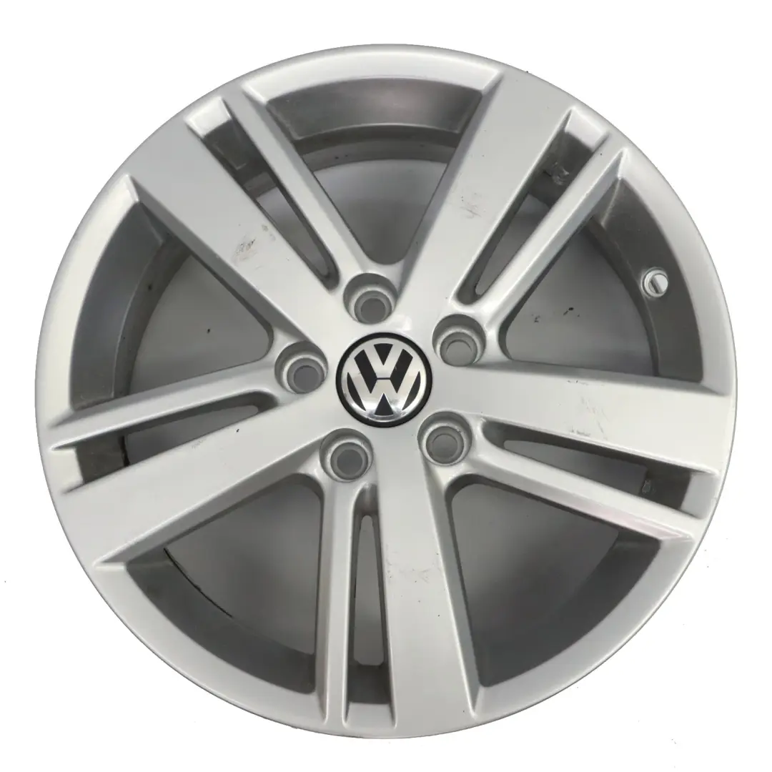 VW Volkswagen Polo 6 Cerchio in lega argento 15" ET:40 6J - SKU 6R060025AC-1 - Numero di parte 6R060025AC