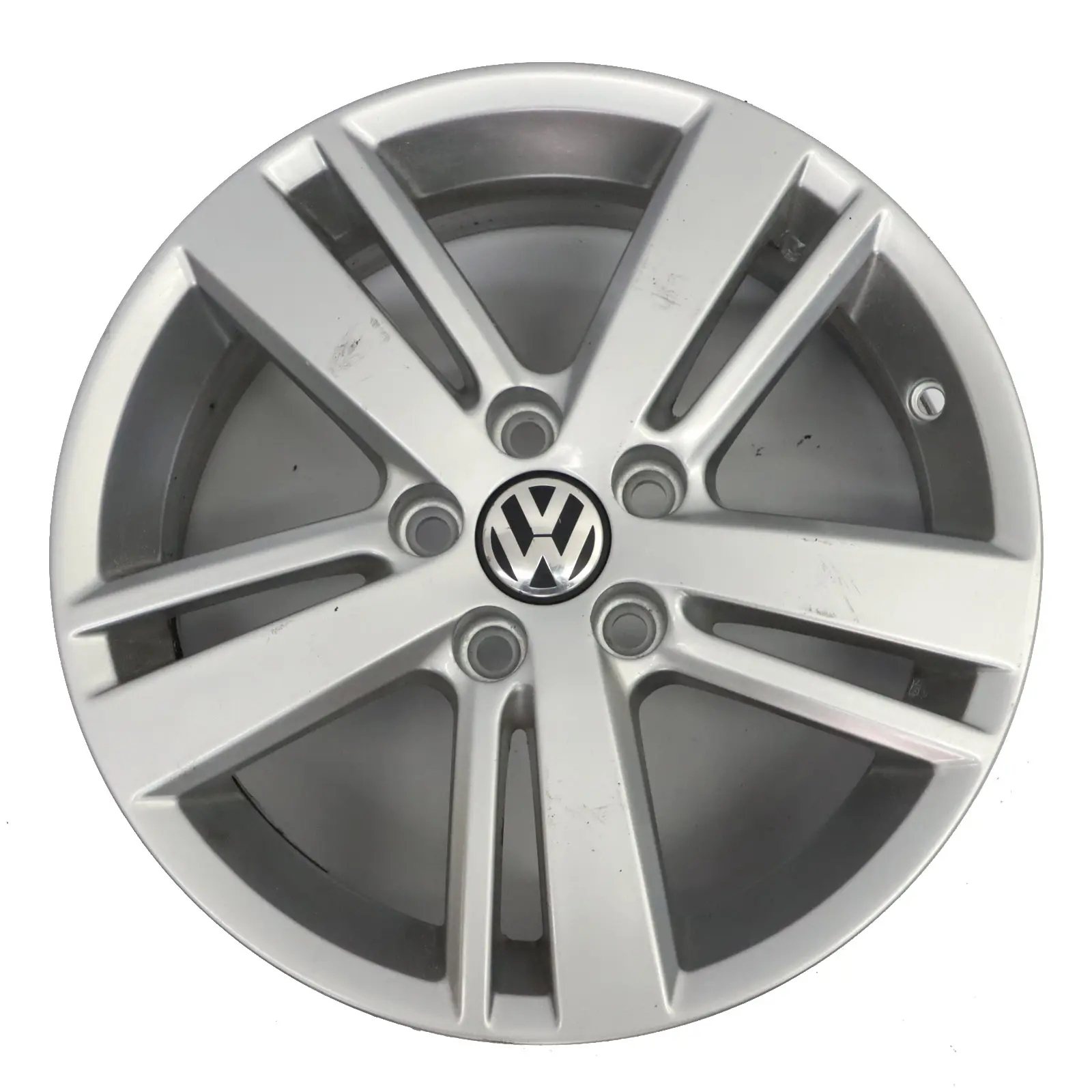 VW Volkswagen Polo 6 Cerchio in lega argento 15" ET:40 6J 6R060025AC