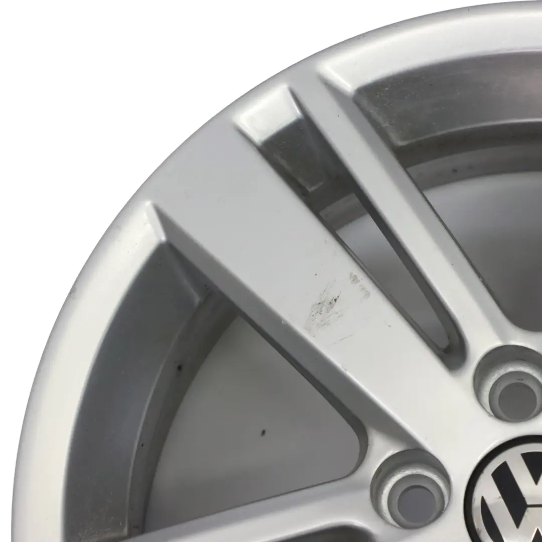 VW Volkswagen Polo 6 Jante Alliage Argent 15" ET:40 6J - SKU 6R060025AC-1 - Numéro de pièce 6R060025AC