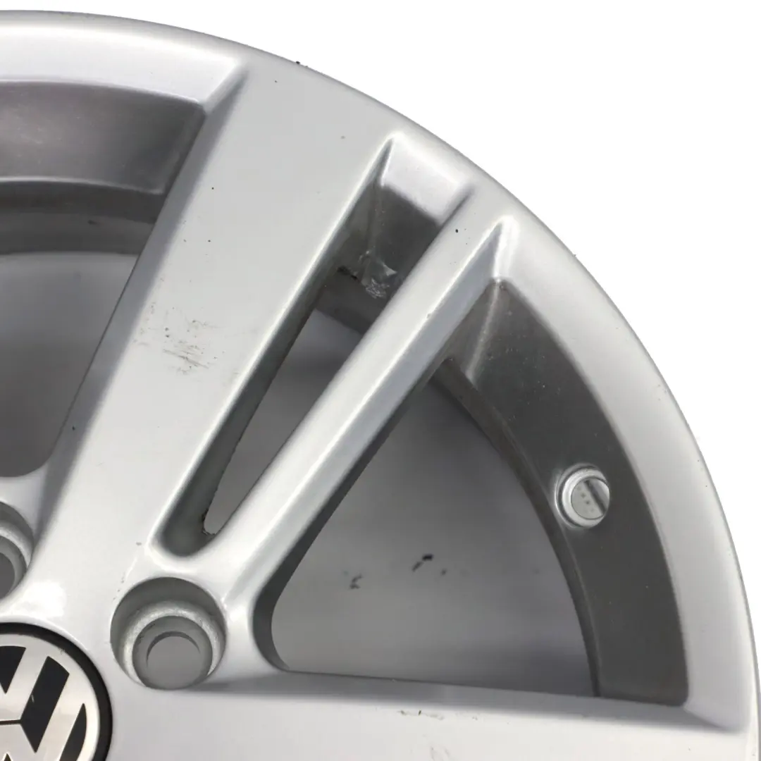 VW Volkswagen Polo 6 Cerchio in lega argento 15" ET:40 6J - SKU 6R060025AC-1 - Numero di parte 6R060025AC