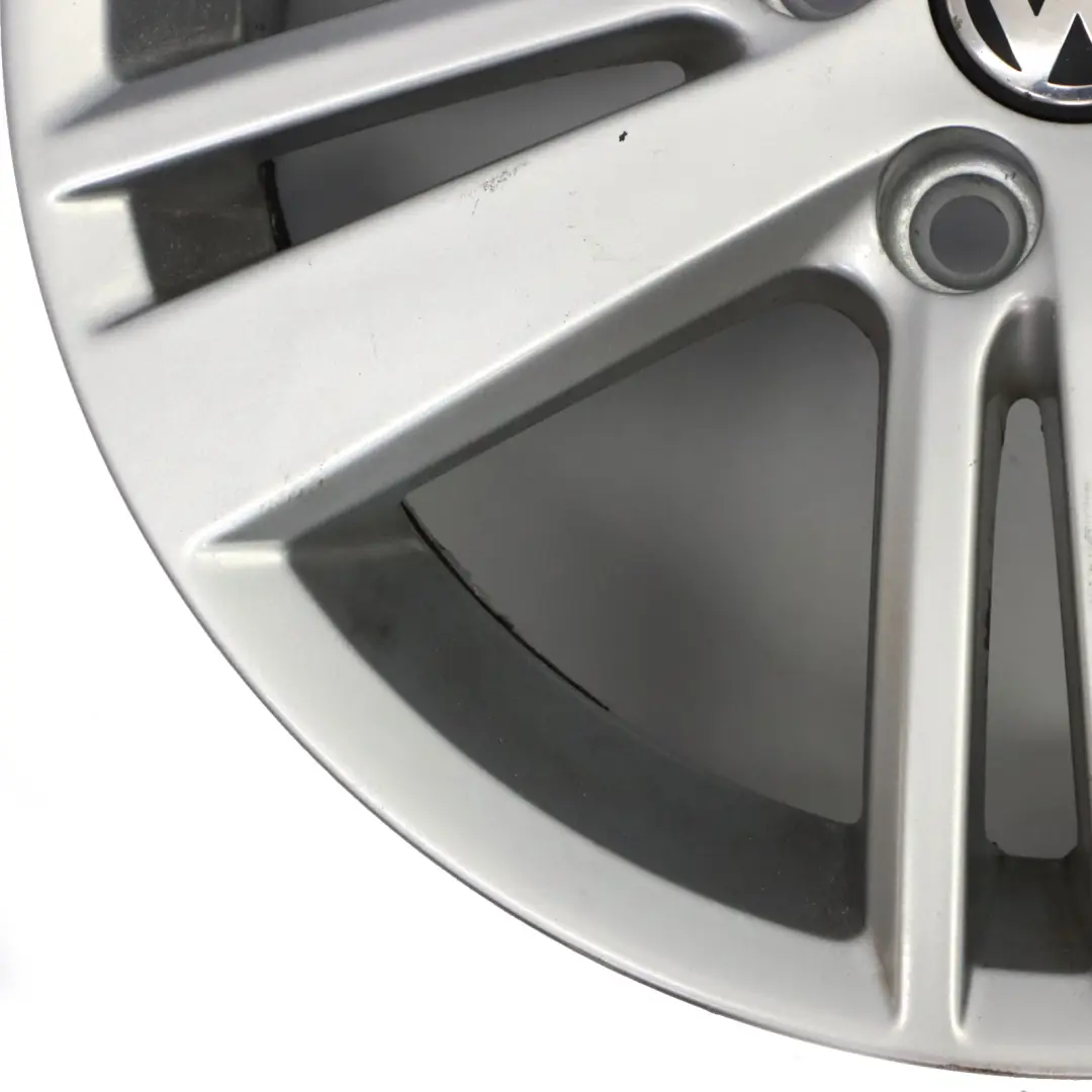 VW Volkswagen Polo 6 Cerchio in lega argento 15" ET:40 6J - SKU 6R060025AC-1 - Numero di parte 6R060025AC