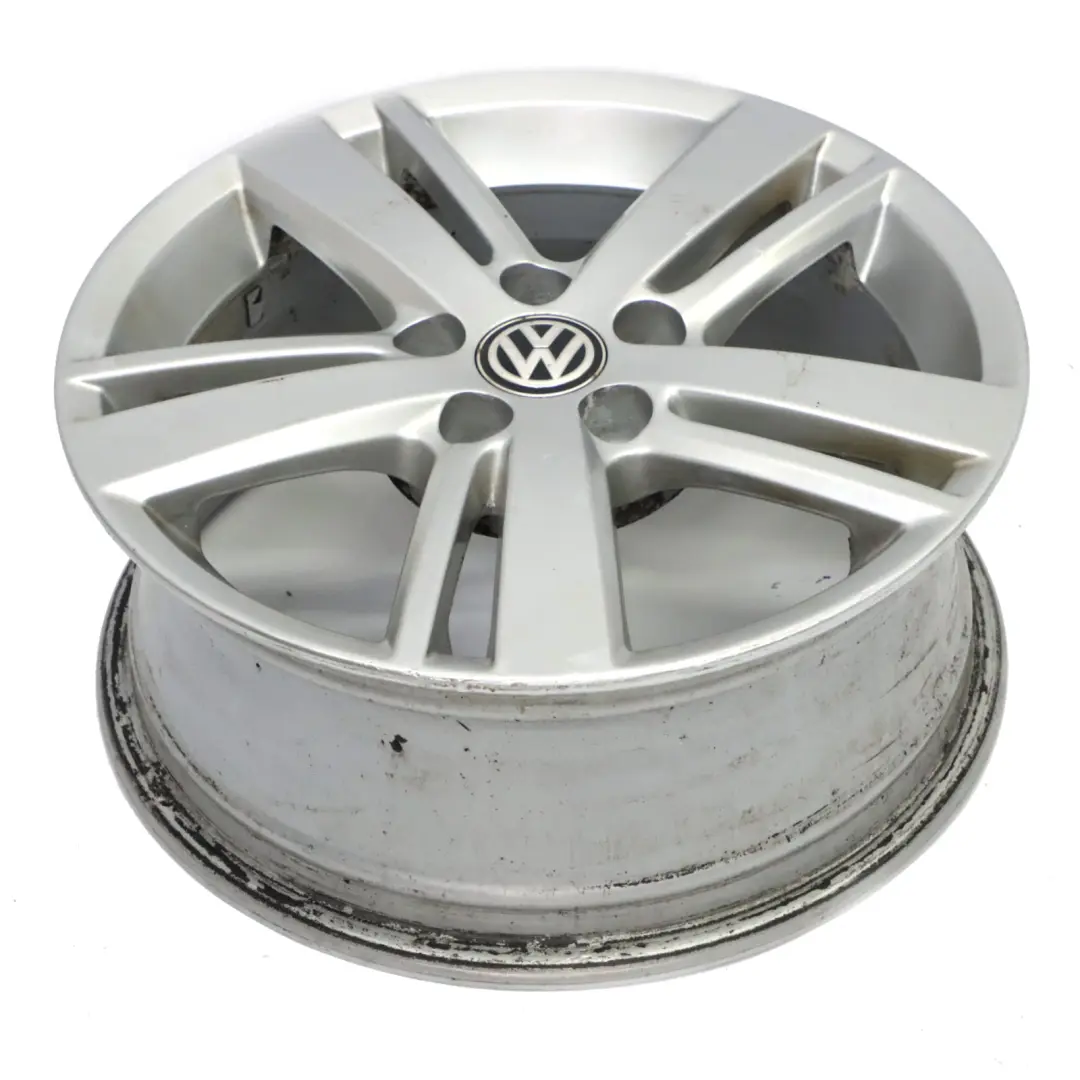 VW Volkswagen Polo 6 Jante Alliage Argent 15" ET:40 6J - SKU 6R060025AC-2 - Numéro de pièce 6R060025AC