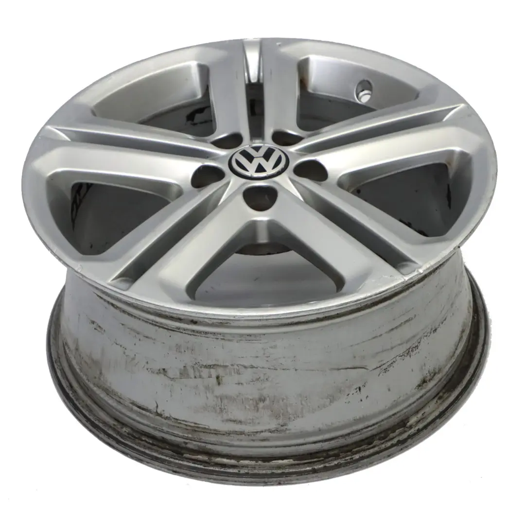 Volkswagen Polo Mk5 6R Jante Alliage Argent 16" ET:46 7J - SKU 6R0601025T-2 - Numéro de pièce 6R0601025T