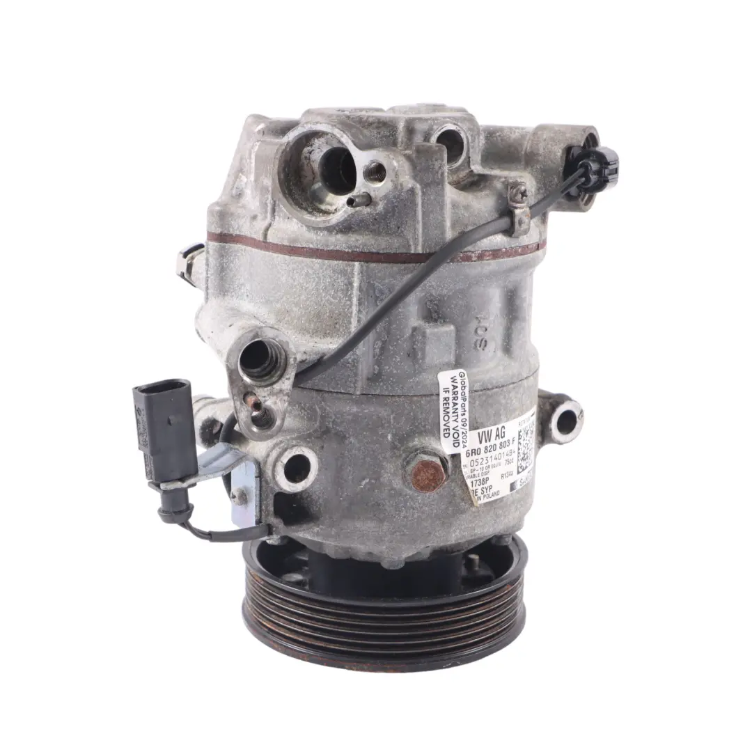 Volkswagen Polo 6R Aria condizionata Compressore A/C Unità - SKU 6R0820803F - Numero di parte 6R0820803F