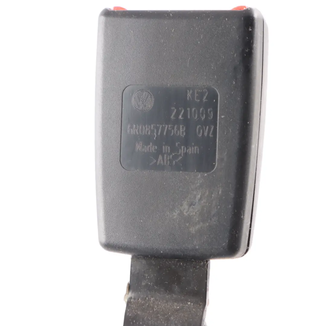 6J Seatbelt Buckle Lock Front Right O/S Seat Belt Stalk to Seat Ibiza with Part number 6R0857756B Seat Ibiza 6J Seatbelt Buckle Lock Front Right O/S Seat Belt Stalk - SKU 6R0857756B - Part number 6R0857756B