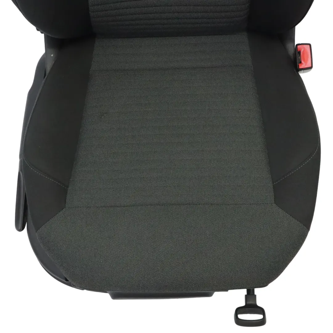 VW Volkswagen Polo 6R Sedile Anteriore Destro Tessuto Panno Titan Nero - SKU 6R0881806DB-2 - Numero di parte 6R0881806DB-2