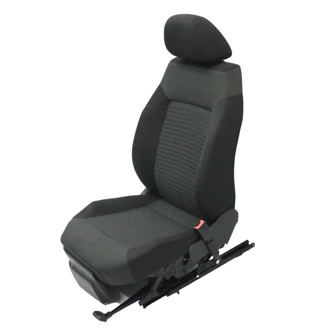 VW Volkswagen Polo 6R Sedile Anteriore Destro Tessuto Panno Titan Nero - SKU 6R0881806DB-2 - Numero di parte 6R0881806DB-2