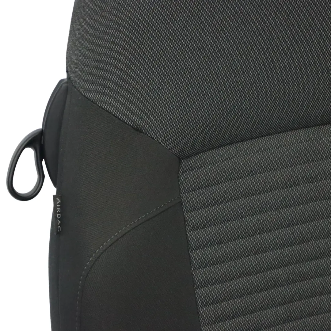 VW Volkswagen Polo 6R Seat Front Right O/S Interior Fabric Cloth Titan Black - SKU 6R0881806DB-2 - Part number 6R0881806DB-2