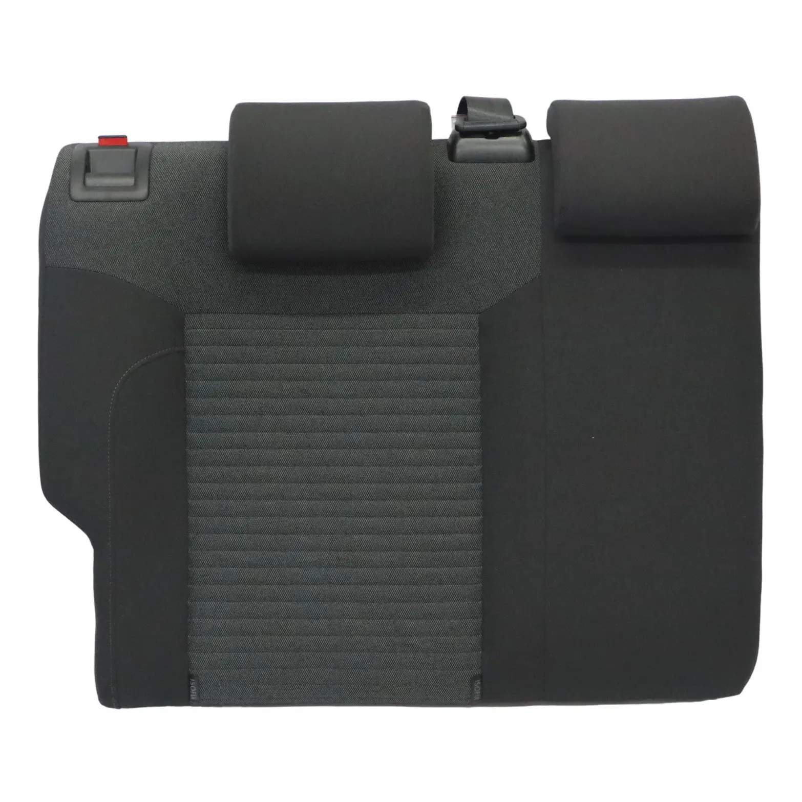 Volkswagen Polo Mk5 6R Respaldo Asiento Trasero Derecho Tela Titan Negro