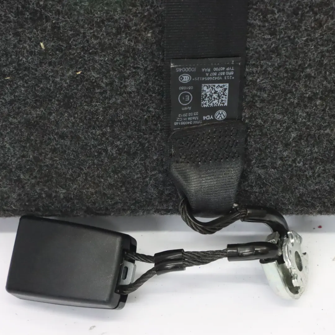 Volkswagen Polo Mk5 6R Rear Seat Backrest Right O/S Interior Fabric Titan Black - SKU 6R0885806P - Part number 6R0885806P