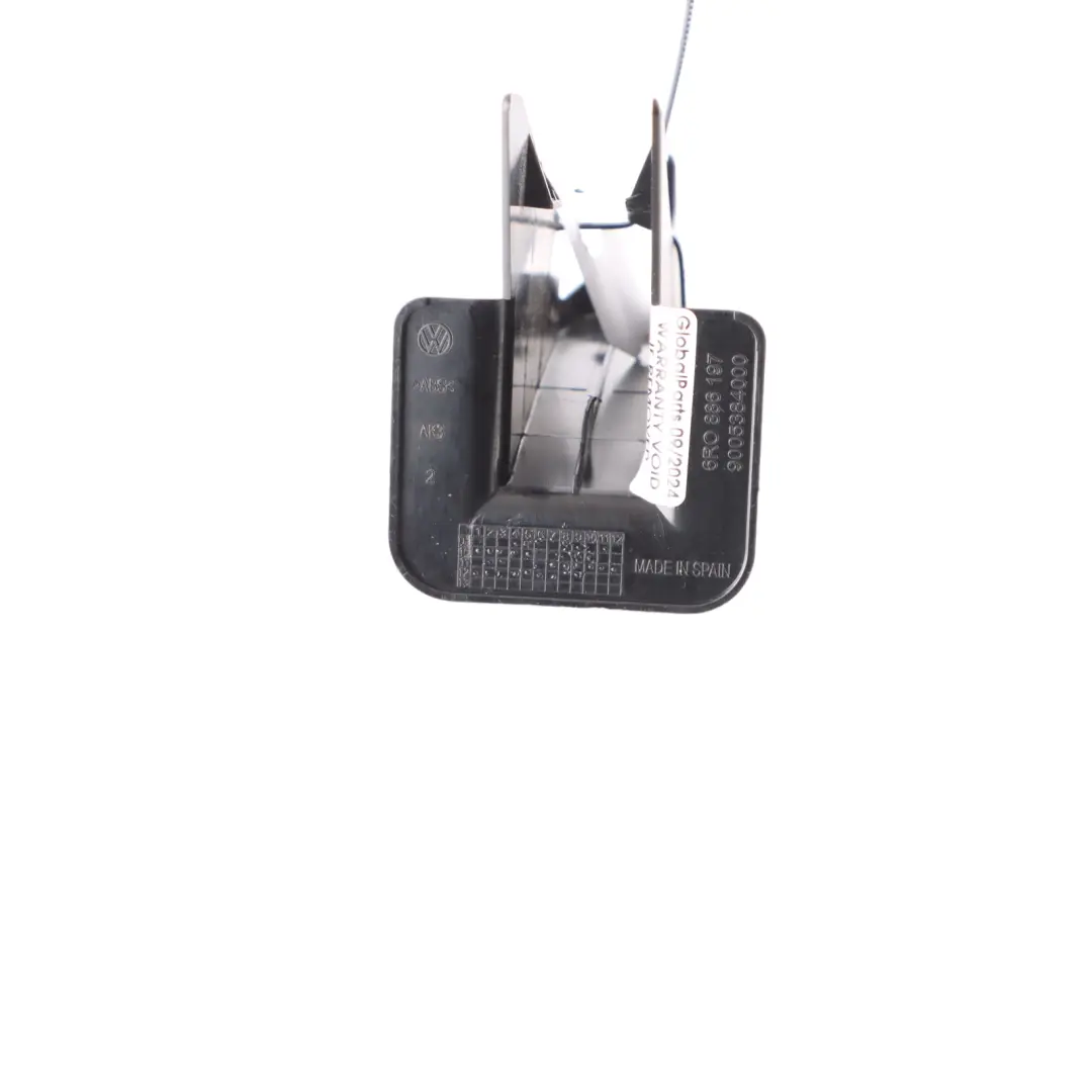 Volkswagen Polo 6R Rear Seat Rail Cover Trim Panel Cap Housing Black - SKU 6R0886197 - Part number 6R0886197