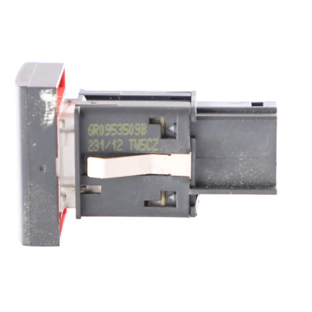 Volkswagen Polo 6R Salpicadero Luz De Emergencia Botón Interruptor - SKU 6R0953509B - Número de pieza 6R0953509B
