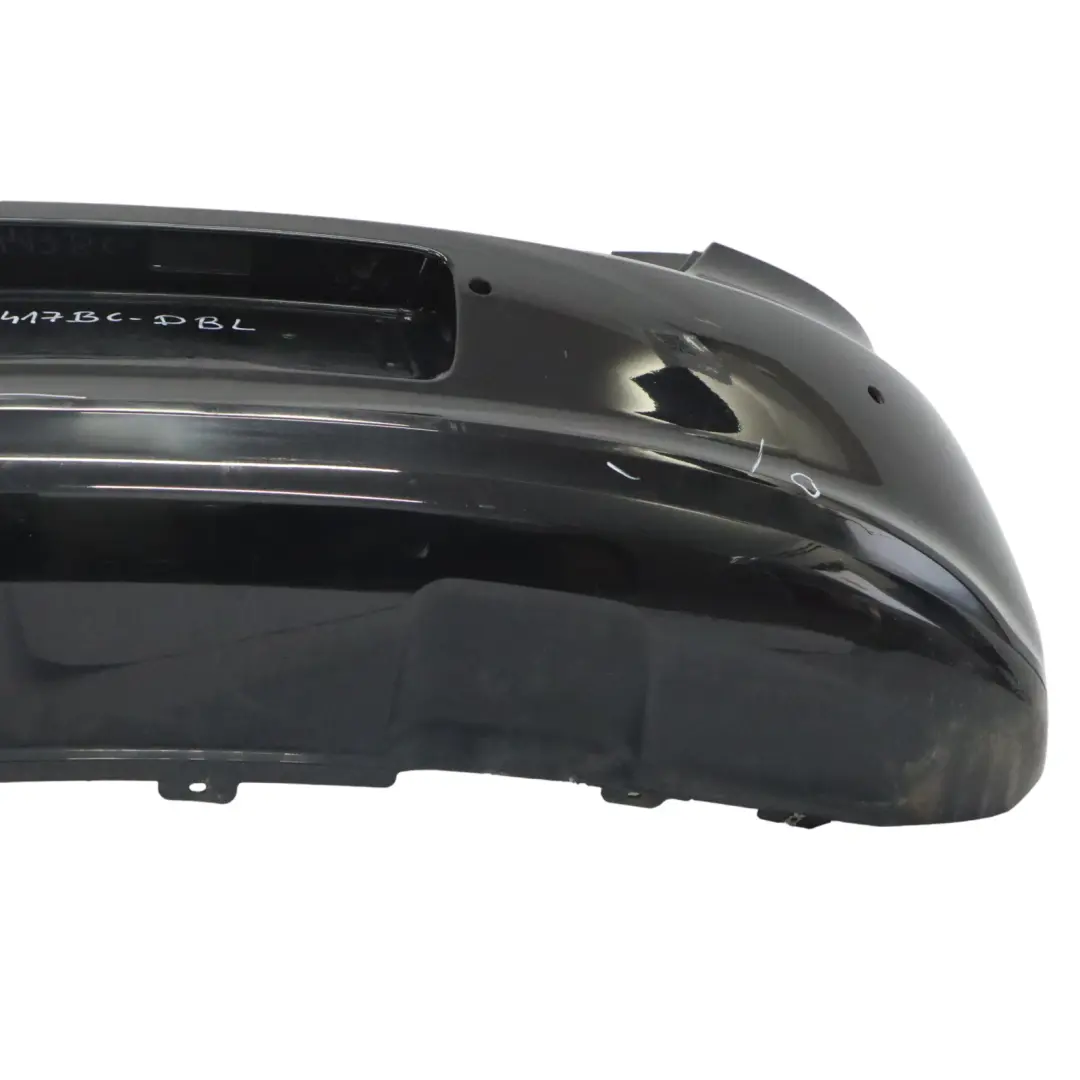 Volkswagen VW Polo 6R Bumper Rear Trim Panel Cover Deep Black Metallic - C9X - SKU 6R6807417BC-DBL - Part number 6R6807417BC