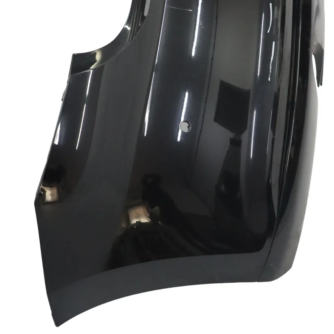 Volkswagen VW Polo 6R Bumper Rear Trim Panel Cover Deep Black Metallic - C9X - SKU 6R6807417BC-DBL - Part number 6R6807417BC