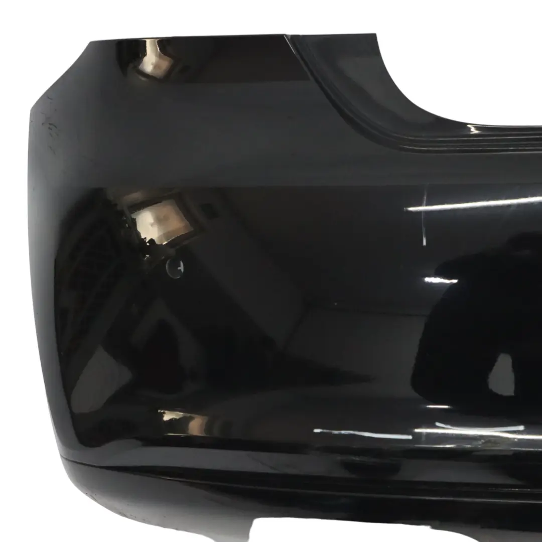 Volkswagen VW Polo 6R Bumper Rear Trim Panel Cover Deep Black Metallic - C9X - SKU 6R6807417BC-DBL - Part number 6R6807417BC