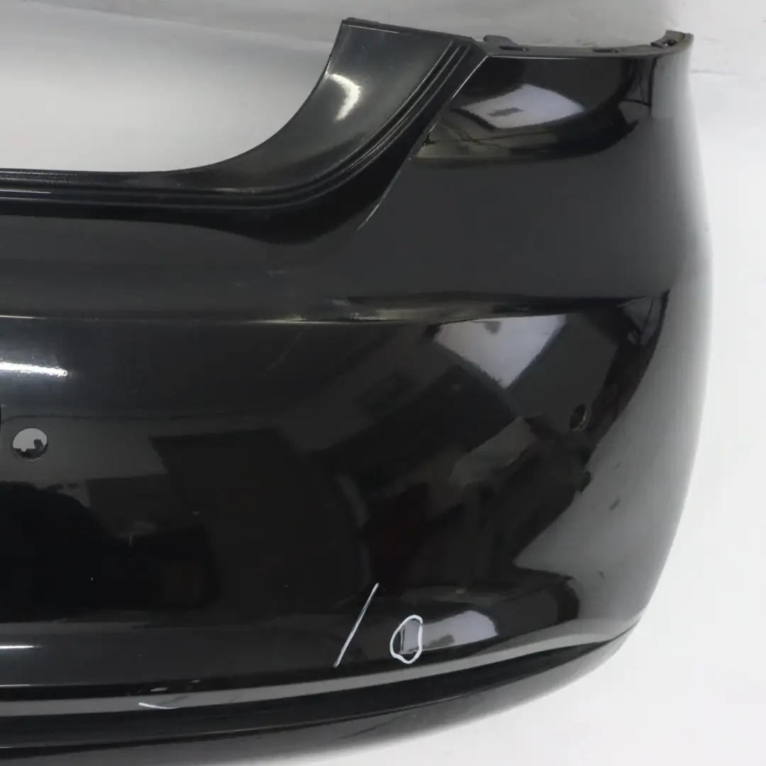 Volkswagen VW Polo 6R Bumper Rear Trim Panel Cover Deep Black Metallic - C9X - SKU 6R6807417BC-DBL - Part number 6R6807417BC